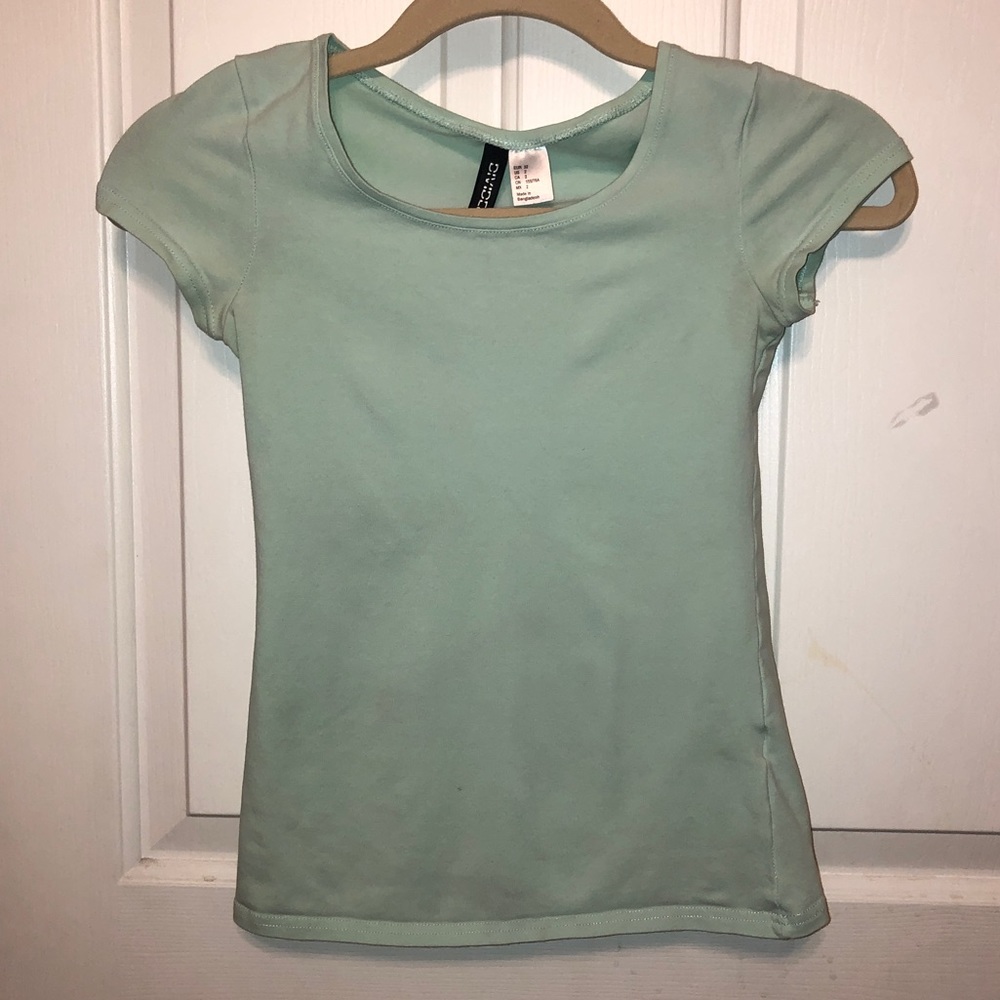 Kids Mint Short Sleeve Shirt